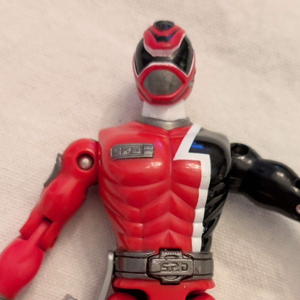 Power Ranger Red and Black Action Figure - Picture 5 of 5